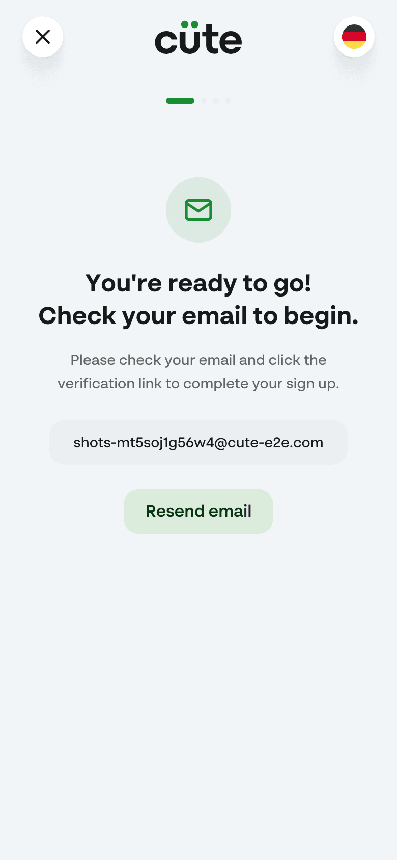 Confirm your email