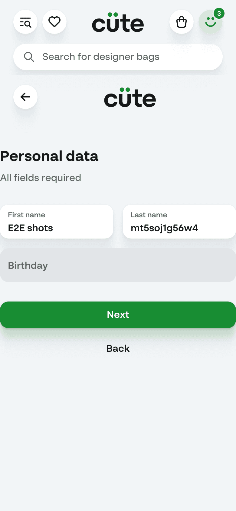 Personal data